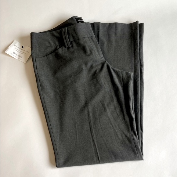 Nicole Grey 63% Polyester 32% Viscose Mid Rise Wide Leg Trousers size 10 - Picture 1 of 10